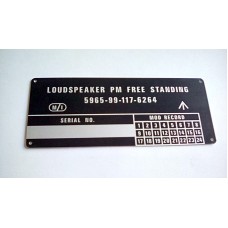 CLANSMAN PM LOUDSPEAKER FREE STANDING ALLOY DECAL
